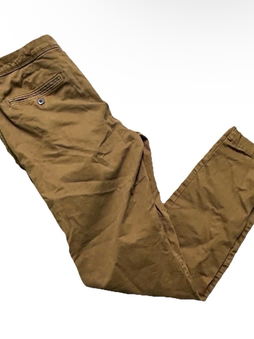 Men’s Aeropostale Skinny Brown Khaki Chinos Pants Size 33x32